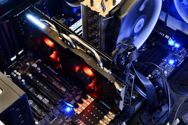 KFA² GTX 970 Black EXOC Sniper Edition - Die Beleuchtung