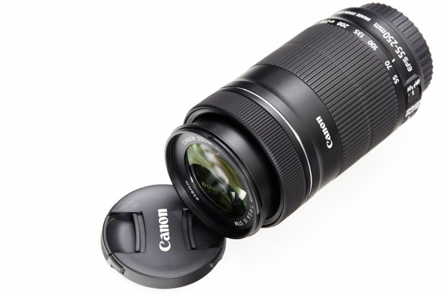 Canon EF-S 55-250 mm IS STM mit neuem Objektivdeckel