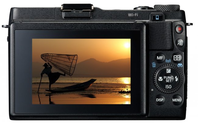 Canon PowerShot G1 X Mark II - Touchdisplay auf der Rückseite [Bildmaterial: Canon]