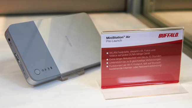 Buffalo MiniStation Air: Neue Generation einer WLAN-Festplatte als Speichermöglichkeit für Smartphones und Tablets