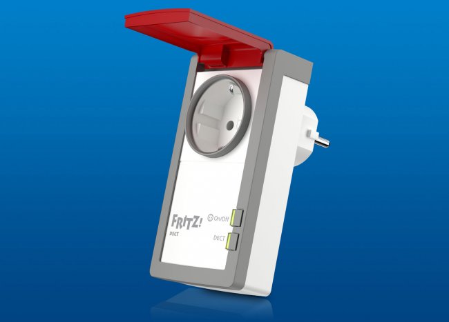 Fritz!DECT 210: Steuerbare Steckdose, nun auch für Outdoor-Szenarien geeignet (Quelle: AVM)