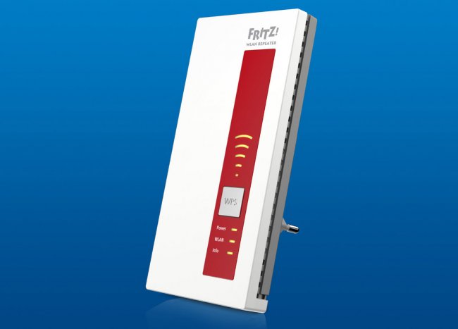 Fritz!WLAN Repeater 1160: Etwas abgespecktes Modell, dass nur 866 Mbit/s nach dem ac-Standard bietet (Quelle: AVM)