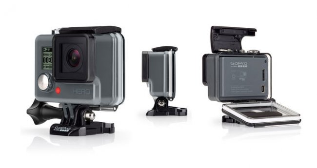 Als neue Einsteigerkamera ist die GoPro Hero stark abgespeckt, dafür aber auch sehr günstig [Bildmaterial: GoPro]