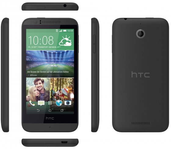 Das Desire 510 soll LTE in die Einsteigerklasse bringen, geizt dafür aber bei der restlichen Ausstattung [Bildmaterial: HTC]