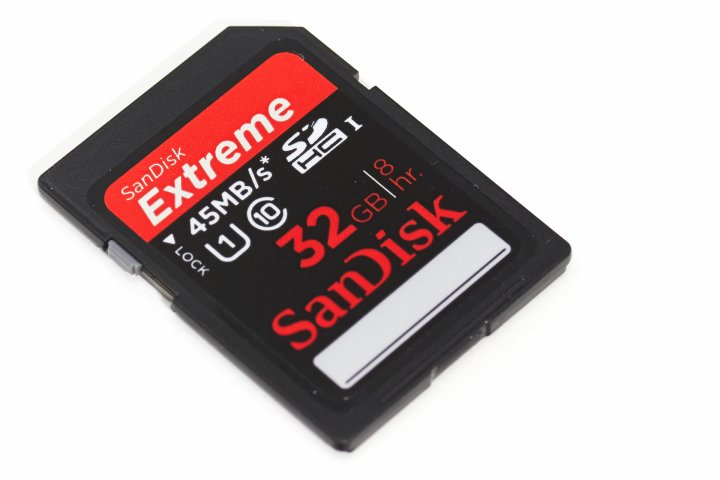 SanDisk Extreme 45 MB/s 32 GByte SDHC-Speicherkarte
