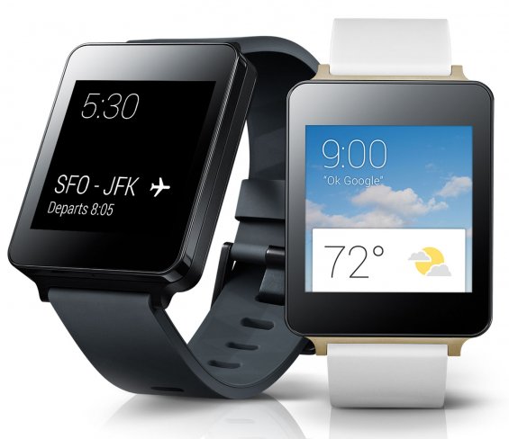 Die LG G Watch gehörte zu den ersten angekündigten Uhren und kommt in Schwarz und Weiß [Bildmaterial: LG]