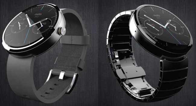 Die wohl erste Smartwatch der Welt mit rundem Display: Motorola Moto 360 [Bildmaterial: Motorola]