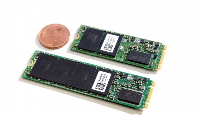 Am Stand von Plextor konnten wir die neue flache M6 SSD sowie zwei weitere Modelle für die noch sehr frische M.2-Schnittstelle (NGFF) begutachten.