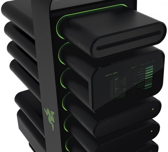 Razer Project Christine, gezeigt auf der CES 2014 (Bildmaterial: Razer)