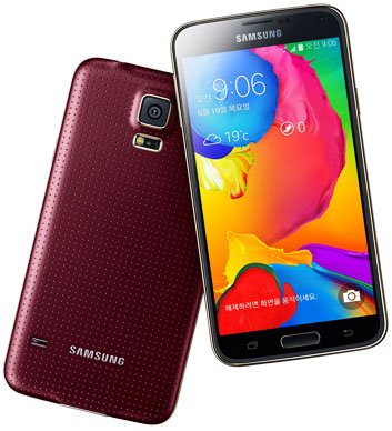Samsung Galaxy S5 Broadband LTE-A in Rot [Bildmaterial: Samsung]