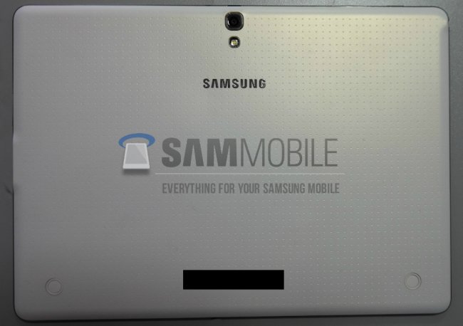 Eine neue Reihe an Tablets, das Galaxy Tab S, gilt so gut wie sicher und kommt mit der perforierten Rückseite des Galaxy S5 [Bildmaterial: SamMobile]