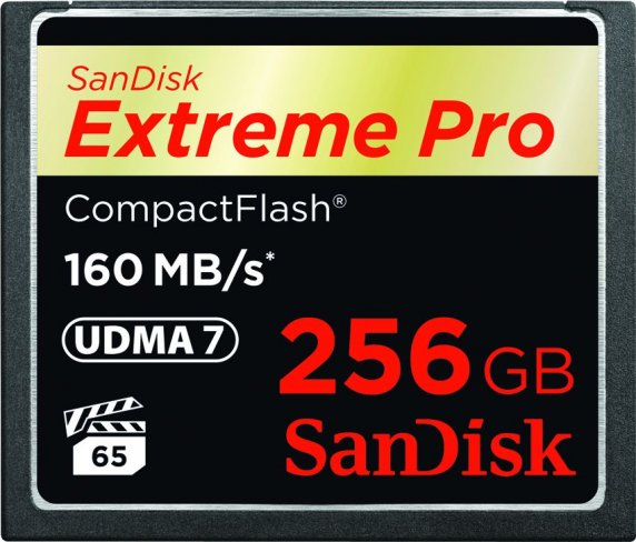 SanDisk Extreme Pro 256 GB CompactFlash