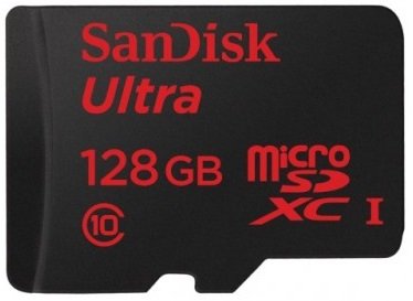 SanDisk Ultra microSDXC-Speicherkarte mit 128 GB [Bildmaterial: SanDisk]