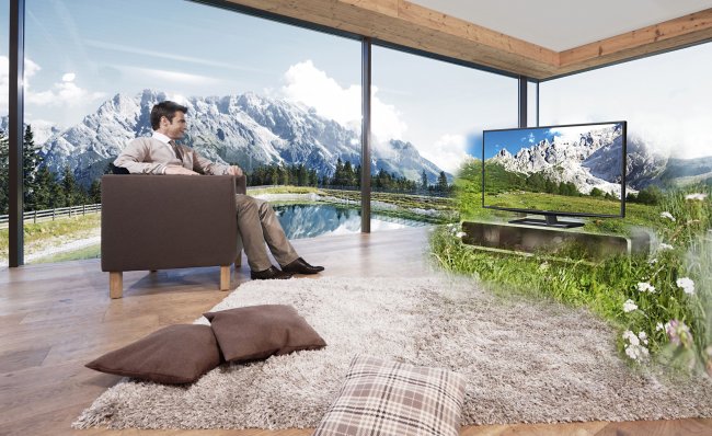 Toshiba 55ZL2G mit Quad Full HD auf dem IFA Innovations Media Briefing 2012