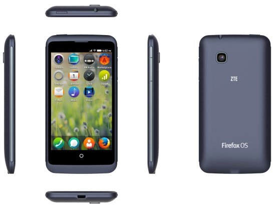 ZTE Open C: Das aktuell einzige Gerät mit der aktuellen Firefox OS 1.3 Version [Bildmaterial: ZTE]