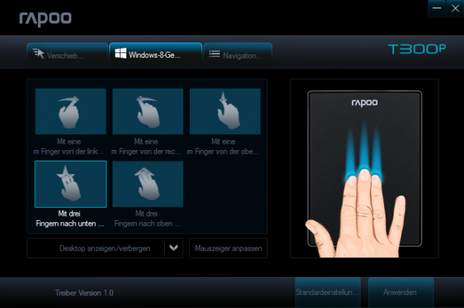 Rapoo T300p Treiber-Software