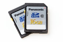 Panasonic Blue/Silver 8 & 16 GB