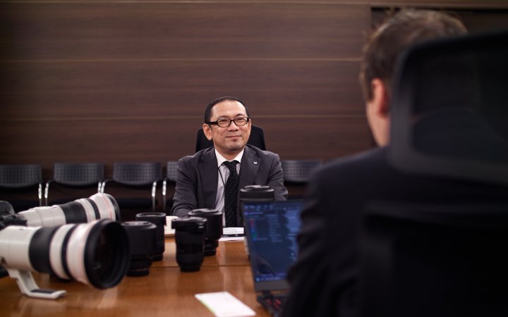 Naohiko Hayashi (Canon) im Interview mit ValueTech im Canon HQ Tokyo