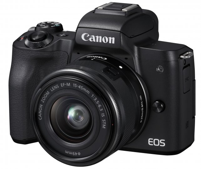 Canon EOS M50: Neben der schwarzen ist auch eine weiße Farbversion geplant [Bildmaterial: Canon]