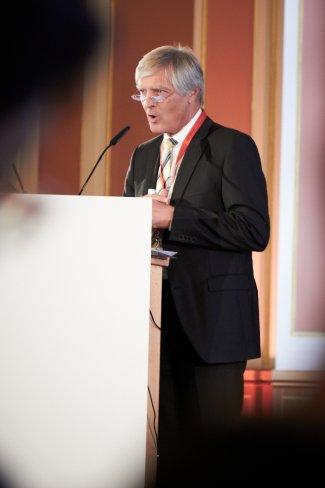 Bild von der gfu Insights und Trends im Rahmen des IFA Innovations Media Briefings (IMB) - Dr. Andreas Bereczyk (ZDF)