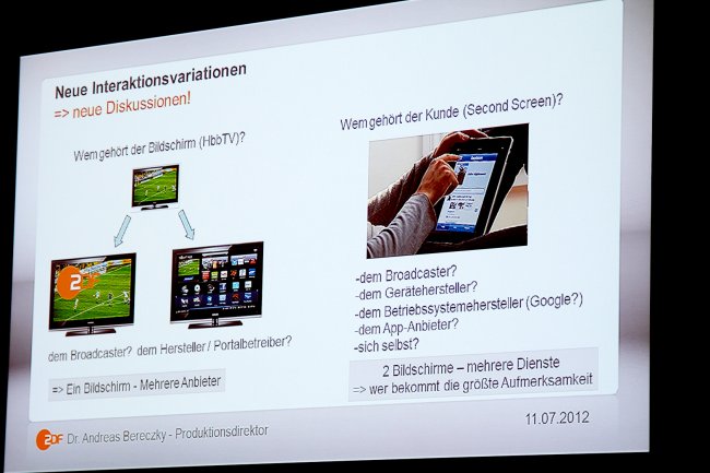 Dr. Andreas Bereczky (Produktionsdirektor des ZDF) über neue Streitthemen beim Thema SmartTV