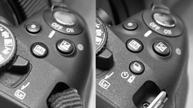 Nikon D5200 im Vergleich zur Nikon D5100