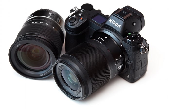 Nikon Z7 zusammen mit dem Nikkor Z 35 mm f/1.8 S und 24-70 mm f/4 S