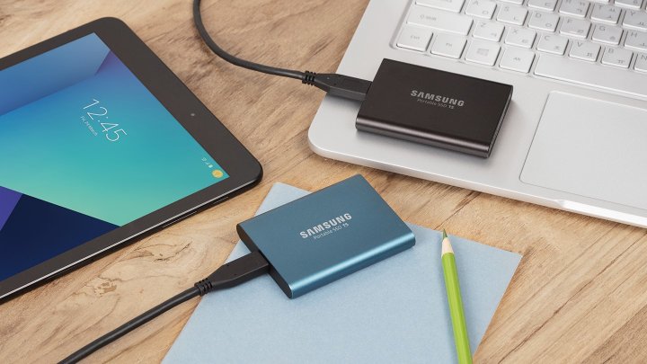 Samsung Portable SSD T5 [Bildmaterial: Samsung]