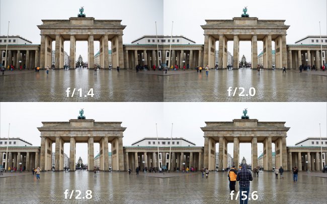 Testbilder Sigma A 20 mm f/1.4 DG HSM + Canon EOS 5D Mark III | Blendenreihe 'Vignettierung' von f/1.4 bis f/5.6