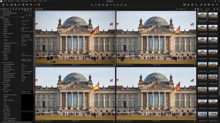 Sigma 85 mm F1.4 DG HSM ART + Canon EOS 5Ds R | Vignettierung von f/1.4 bis f/8 im Vergleich