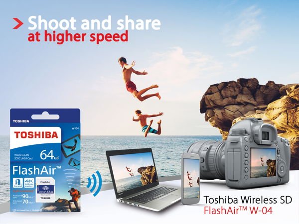 Toshiba FlashAir W-04 [Bildmaterial: Toshiba]