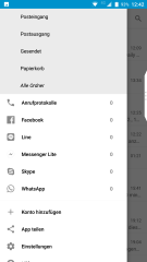 Der BlackBerry Hub ist der zentrale Einlaufpunkt für Nachrichten