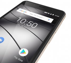 Das Display des Gigaset GS180 spiegelt recht stark