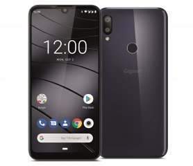 Anders als der Vorgänger Gigaset GS180 hat das Gigaset GS190 ein V-Notch-Display. Der Fingerabdruck-Scanner verbleibt hingegen auf der Rückseite.