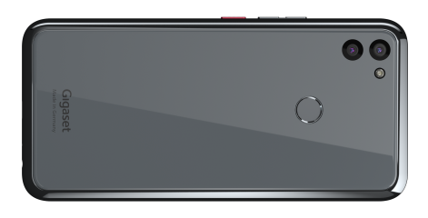 Die Rückseite des Gigaset GS5 kann man manuell entfernen, um an den Akku zu gelangen