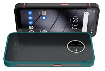 Im Verhältnis zu den Außenmaßen ist das Display des Gigaset GX4 mit 6,1 Zoll ziemlich klein