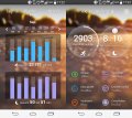 Die App zeigt Statistiken für Wochen, Monate oder den jeweiligen Tag an, gepaart mit einer kleinen Auswertung der Daten