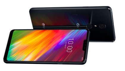 Das Display des LG G7 Fit kann per rückseitig liegendem Fingerabdruck-Scanner oder Gesichtserkennung entsperrt werden
