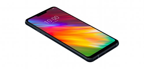 Die Laut/Leise-Tasten sind auf der linken Seite des LG G7 Fit platziert