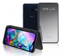 Neben einem zweiten 6,1-Zoll-Farbbildschirm bietet der Dual-Screen des LG G8X ThinQ ein 2,1-Zoll-Monochrom-Display auf der Außenseite