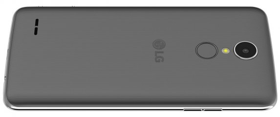Gewöhnungsbedürftig: Der An-/Aus-Knopf liegt auf der Rückseite des LG K8 [Bildmaterial: LG]