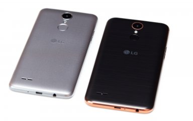 Sehen aus wie Fingerabdrucksensoren, sind aber keine: Die An/Aus-Schalter auf der Rückseite vom LG K8 und K10 (rechts)