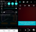 LG L Bello: Über die Task-Leiste lassen sich schnell Einstellungen vornehmen, die Kamera reagiert zudem auf Sprachbefehle