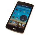 LG L Fino: Die Front des Smartphones wirkt sehr aufgeräumt und simpel