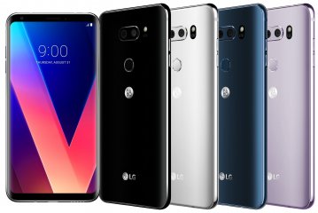 Das LG V30 gibt es in vier Farben
