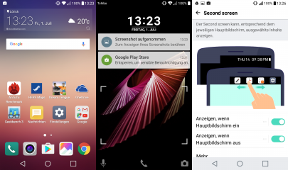 LG X Screen: Optimus UI