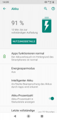 Der Akku des Motorola Moto G7 Power hält äußerst lange durch und kann extrem schnell aufgeladen werden