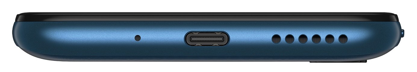 Mit dem mitgelieferten 18-Watt-Netzteil wird das Motorola Moto G8 Power via USB Typ C schnell aufgeladen. Der Lautsprecher-Sound ist deutlich besser als beim Vorgängermodell.