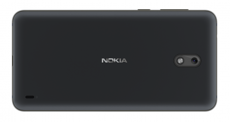 Hinter dem Akkudeckel des Nokia 2 verbergen sich Slots für zwei Nano-SIM-Karten und eine microSD-Karte