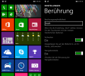 Nokia Lumia 830: Durch den empfindlichen Touchscreen lässt sich das Smartphone auch mit Handschuhen bedienen